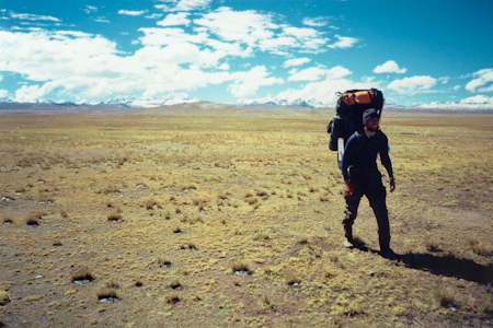 Olof Dallner near the Peruvian border.